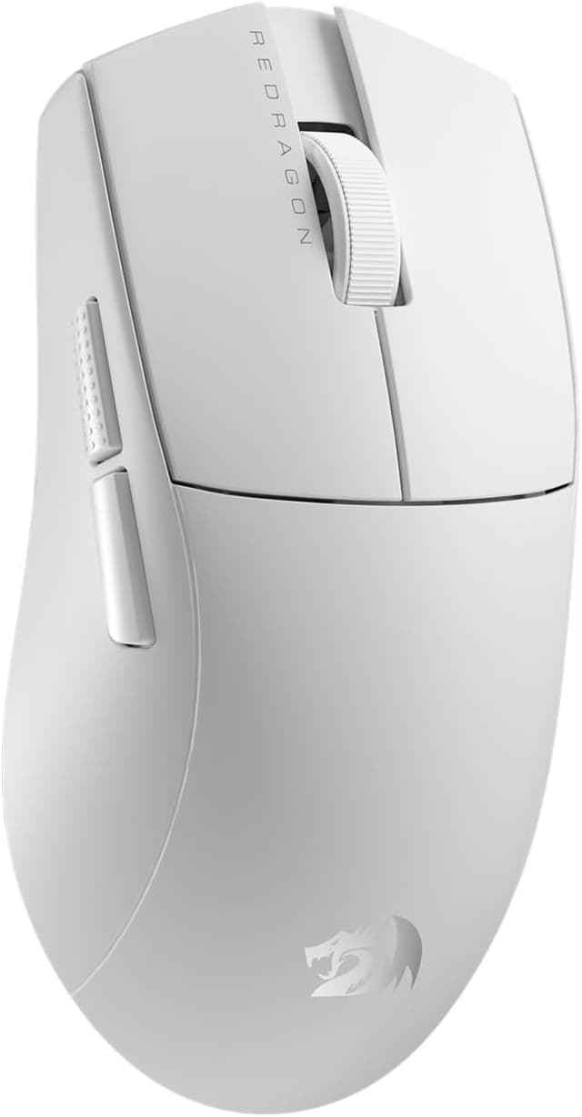 Detalle de Redragon M916 PRO Wireless Gaming-Maus mit 3-Modus-Verbindung, 49 g und 26K DPI