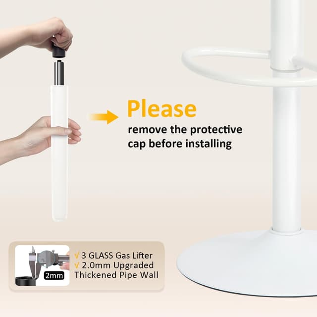 Thumbnail 4 de Kidol & Shellder Sgabelli da Bar Set di 2 regolabili 25 cm