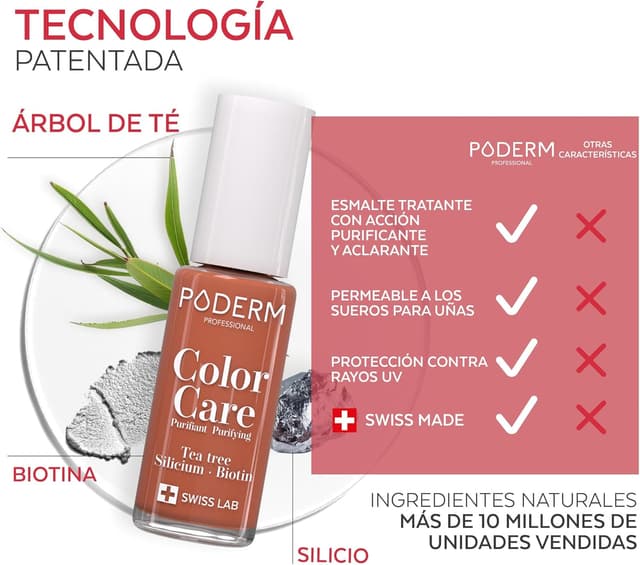 Thumbnail 3 de PODERM Esmalte Tea Tree para hongos 2 en 1