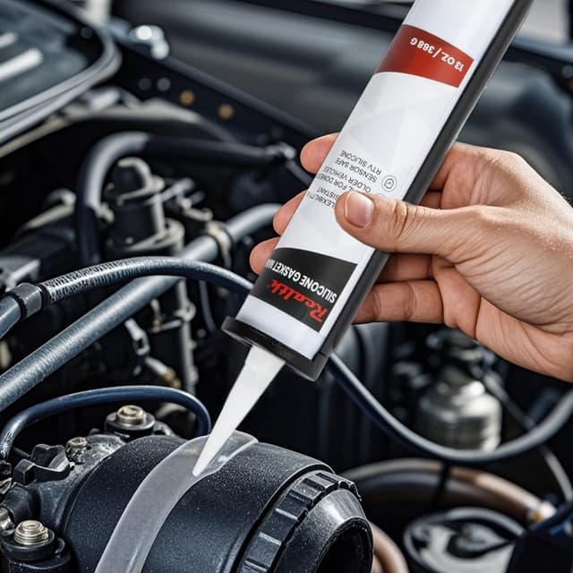 Thumbnail 2 de Realth Hochtemperatur Silikon Dichtmasse Transparent 368g