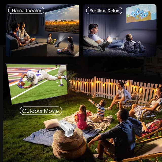 Thumbnail 6 de Gaimoo GM300 Proyector Portátil 1920x1080P 🎥