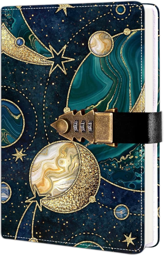 Thumbnail 6 de ZXHQ Tagebuch mit Schloss A5 21 x 15 cm