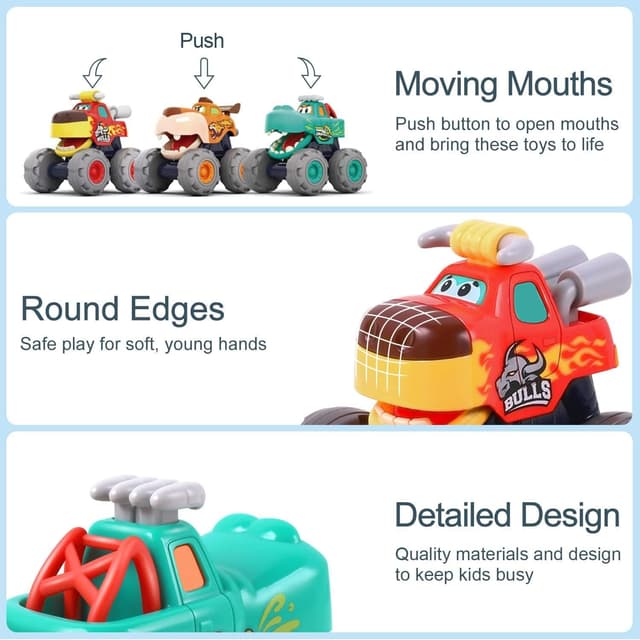 Thumbnail 3 de HOLA Baby Spielzeug Monstertrucks 3er-Set