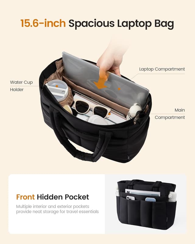 Thumbnail 3 de LOVEVOOK Shopper Tasche Damen 40×15×33 cm