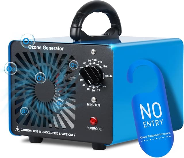 Detalle de Ozongenerator OG-75 (GMGXX) 75.000 mg/h für Räume bis zu 400 m² mit 120-Minuten-Timer