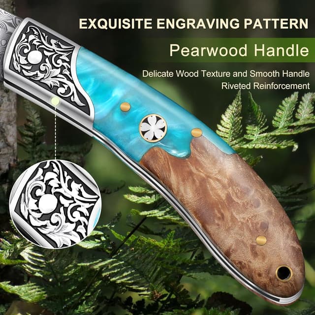 Detalle de Freelander Klappmesser 7 cm Klinge aus 5CR15