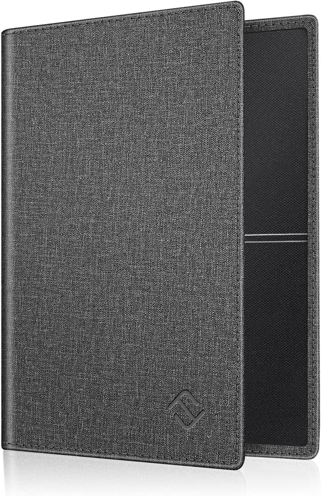 Imagen de FINTIE Fahrzeugschein Hülle Denim Grau 12,5x9 cm en OfertitasTOP