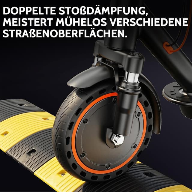 Detalle de TODIMART T-Serie E-Scooter mit Straßenzulassung, 30 km Reichweite & 350 W Motor