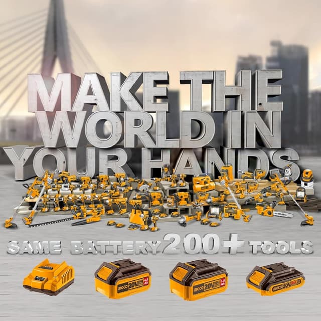 Thumbnail 5 de INGCO 20V Cordless Compact Drill 66NM