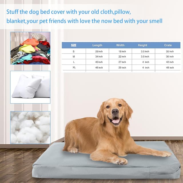 Thumbnail 1 de XITVVyg Dog Bed Cover Waterproof Canvas