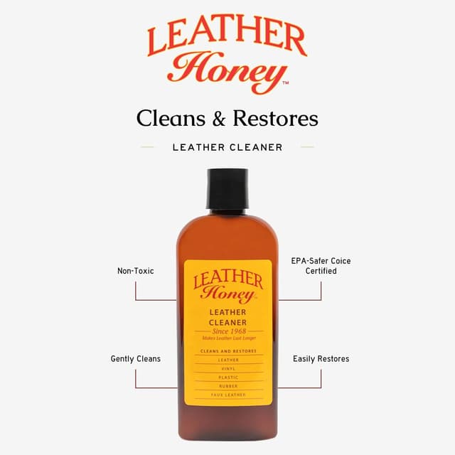 Detalle de Leather Honey Leather Cleaner deep-cleaner for leather