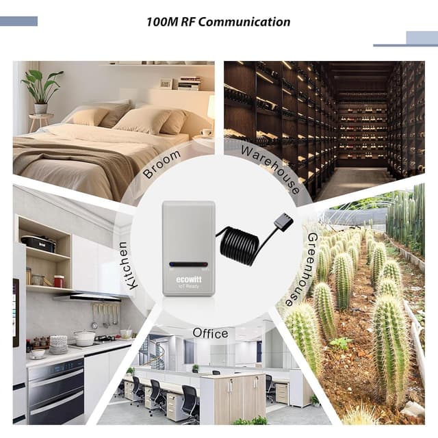 Thumbnail 6 de ECOWITT Gateway GW1200 – Basisstation für Wetterstation mit 3-in-1-Innensensor und 868-MHz-Ökosystem