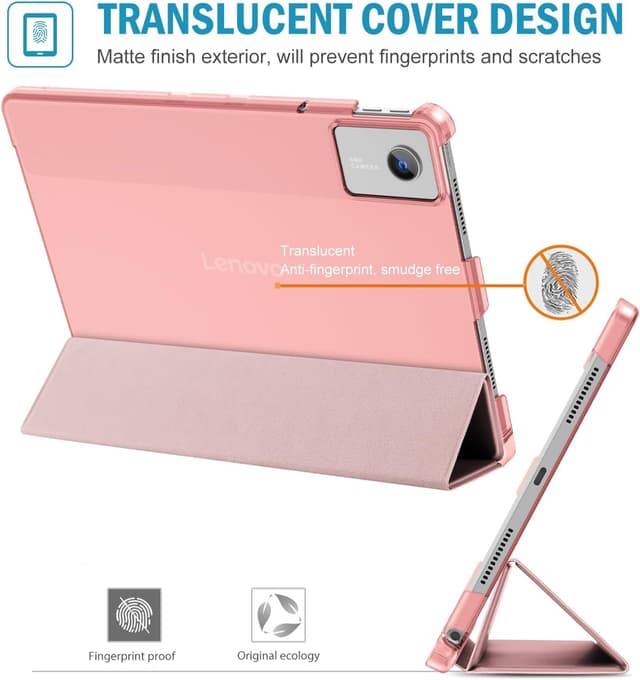 Detalle de ProCase Hülle für 11" Lenovo Idea Tab 2025 (TB-336ZU/TB-336FU) – Smart Cover Schutzhülle in Rosa