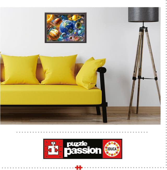 Detalle 2 de Educa - Puzzle Sistema Solar 500 Piezas 🌌 con Pegamento