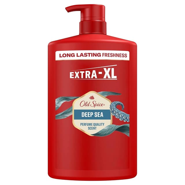 Detalle de Old Spice Deep Sea 3-in-1 Duschgel für Haar, Gesicht und Körper (1000 ml)