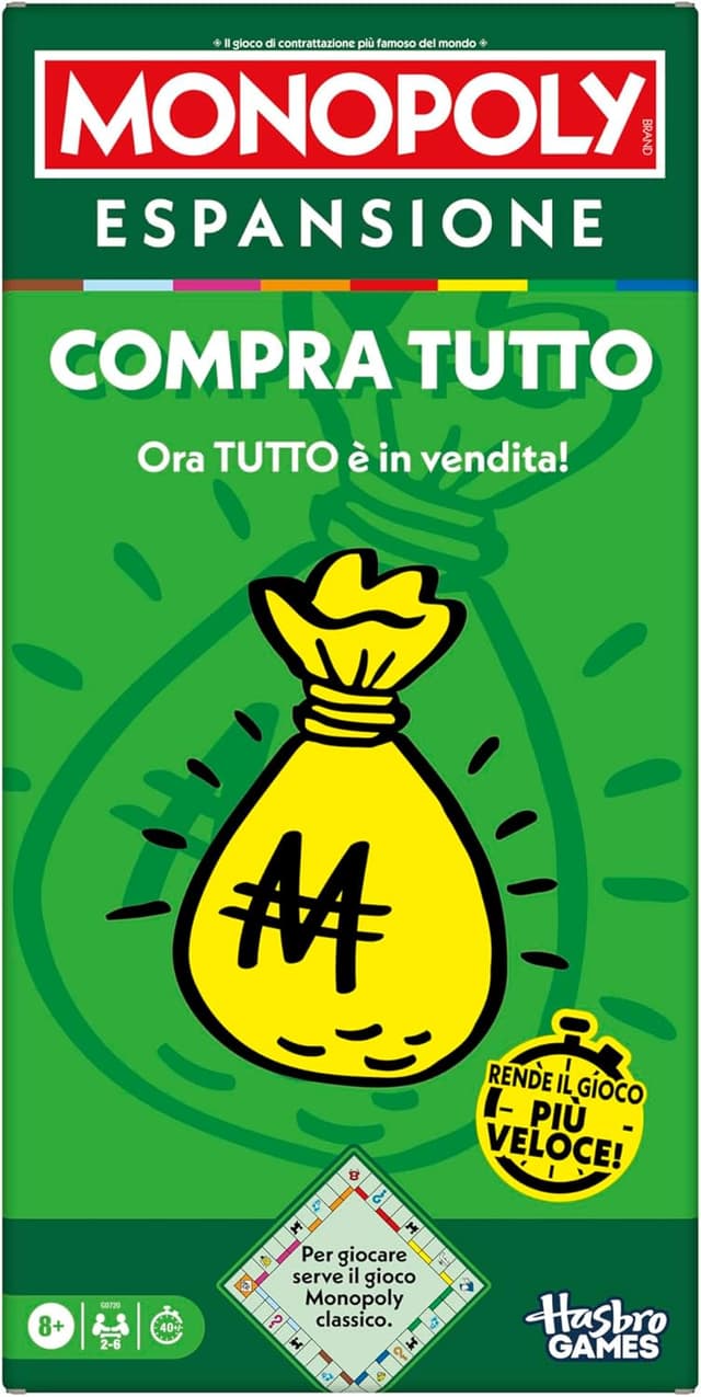 Imagen de Monopoly Espansione Compra tutto 40 min 🎲 en OfertitasTOP