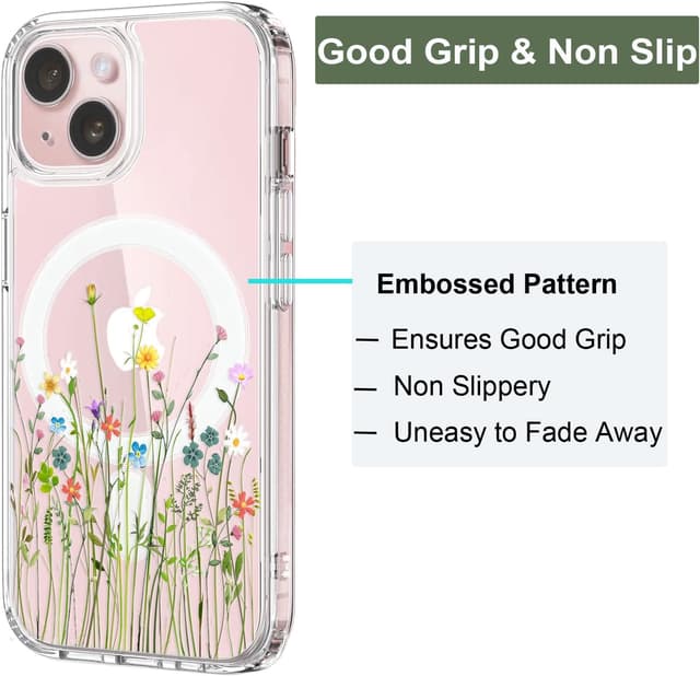 Detalle 2 de iPhone 15 Hülle klar mit MagSafe