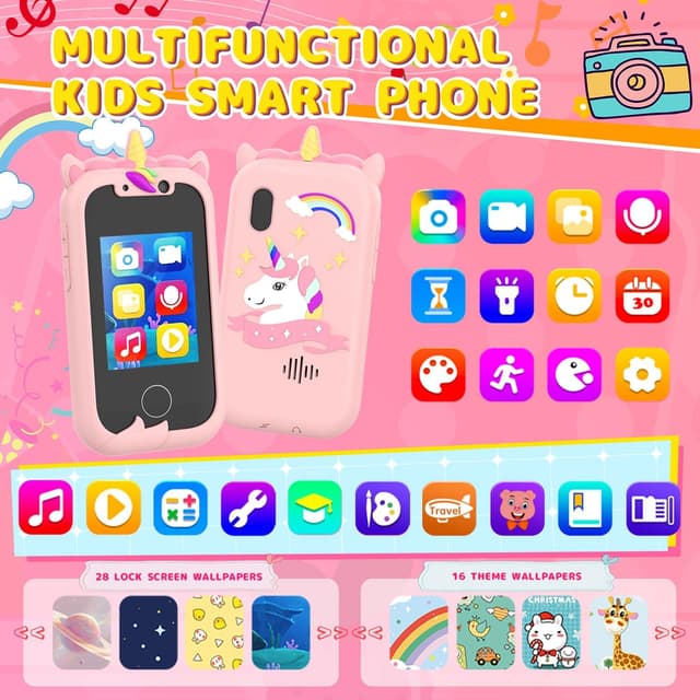Thumbnail 1 de Ashfly Telephone Portable Enfants 2,4 pouces