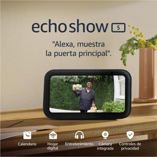 Detalle 2 de Amazon Echo Show 5 pantalla 5,5" táctil inteligente