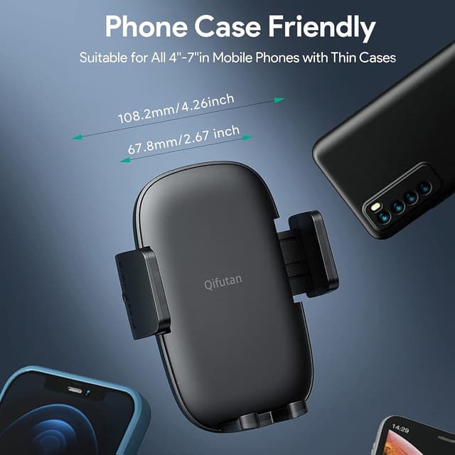 Thumbnail 5 de Qifutan Cell Phone Holder Long Arm for Dashboard