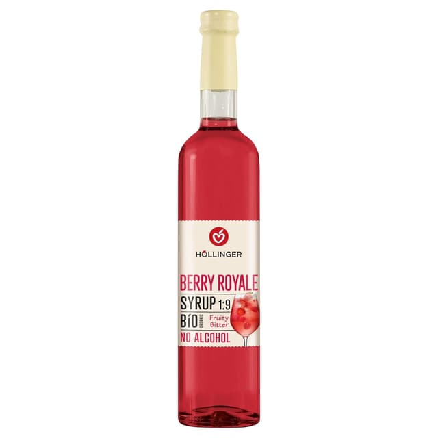 Detalle 2 de Höllinger Berry Royale Cocktailsirup Vegan 3x500 ml