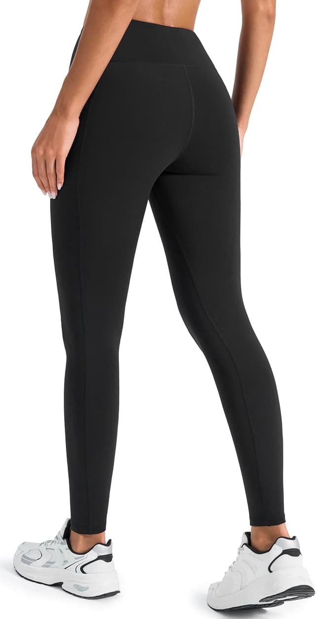 Detalle 2 de JOYSPELS Women’s Fleece Lined Thermal Leggings with Pockets (High Waist)