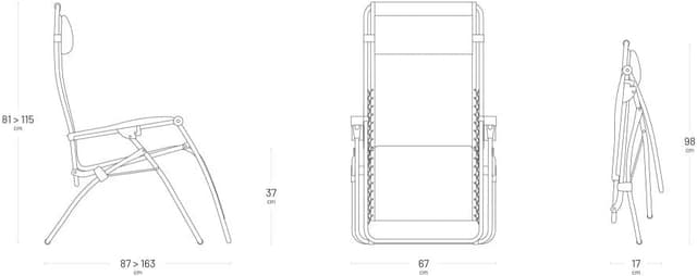 Thumbnail 2 de Lafuma MOBILIER Sedia a sdraio RSXA