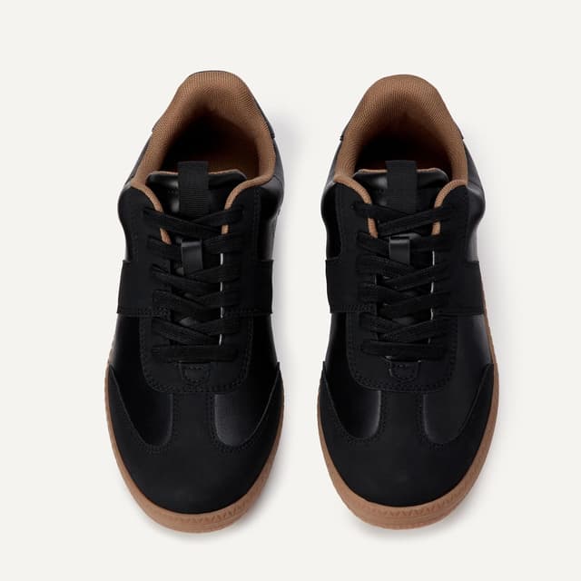 Detalle de Amazon Essentials Damen Niedriger Retro-Sneaker – komfortabler Schnürschuh für den Alltag