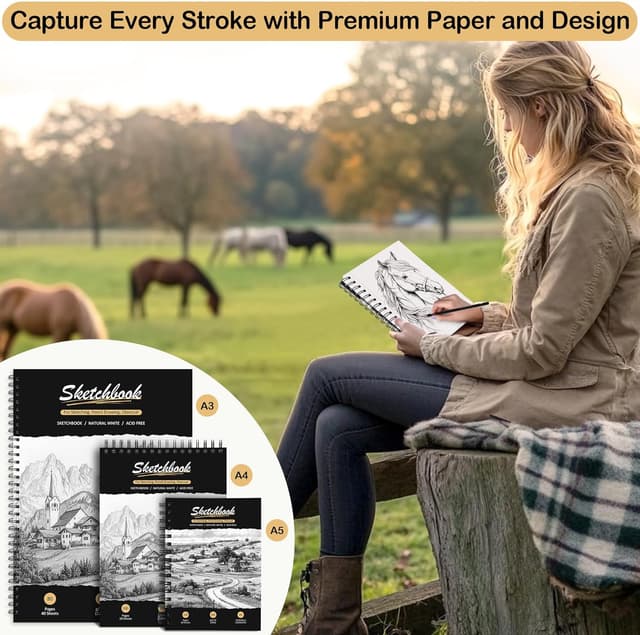 Thumbnail 6 de DazSpirit A5 Skizzenbuch 120 Seiten