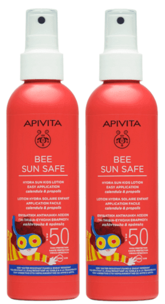 Imagen de Apivita Bee Sun Safe Hydra Sun Niños SPF50 2x200 ml en OfertitasTOP
