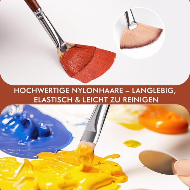 Detalle 2 de Pinselset Acrylfarben 26-teilig für Acryl