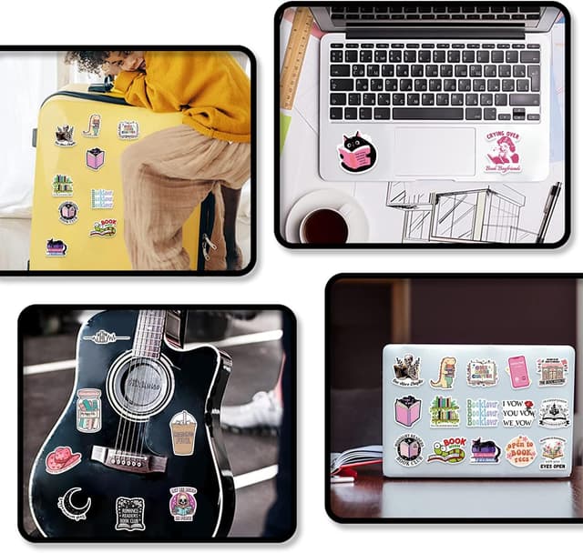 Thumbnail 5 de 200 PCS Book Stickers 200-pack for Kindle