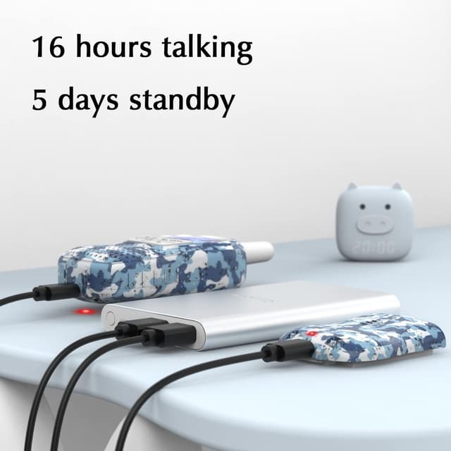 Detalle 2 de QNIGLO Q168Plus Talkie-Walkie Camouflage 4-pack