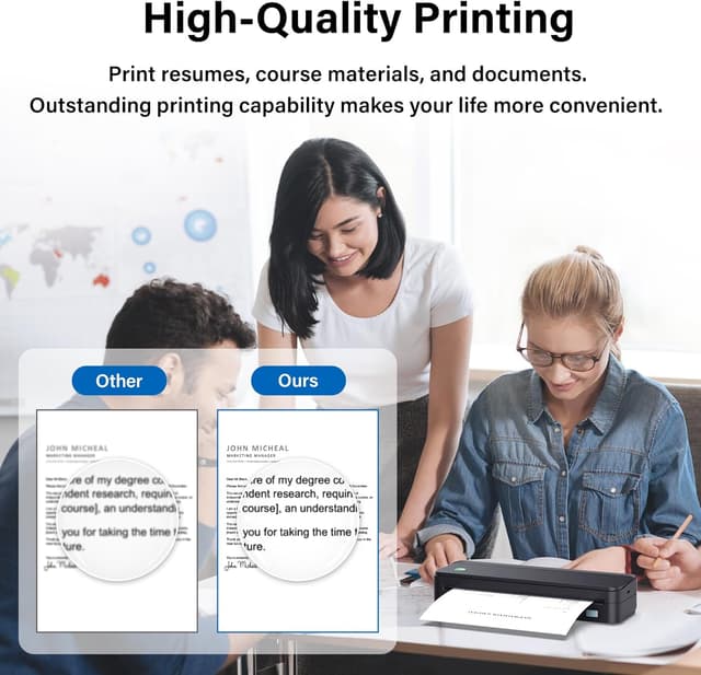 Thumbnail 5 de Gloryang Inkless Wireless Printer, 8.5 x 11" ⚙