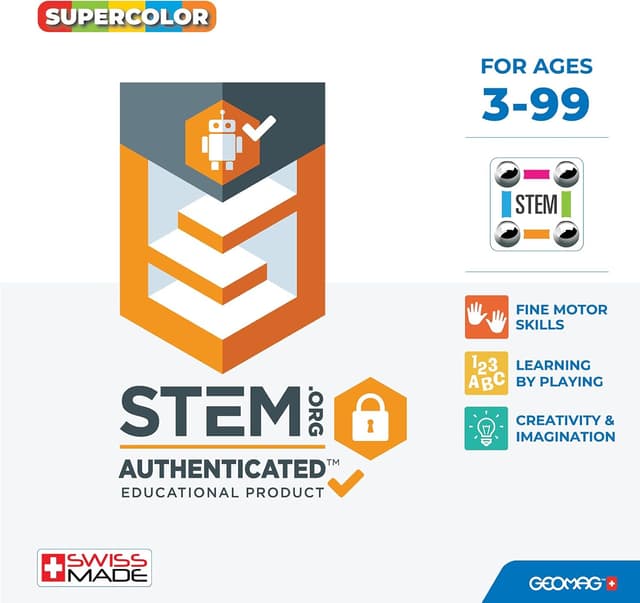 Thumbnail 7 de Geomag Supercolor - Juego de Bloques Magnéticos para Niños 🧪