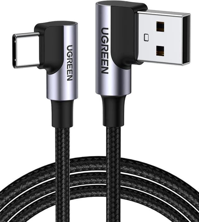 Detalle de UGREEN USB C Cable 90 Degree 6.6FT
