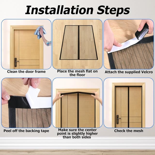 Thumbnail 5 de ESMAYULO Zanzariera Magnetica 100x250 cm