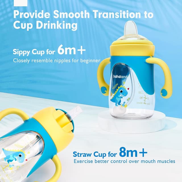 Detalle 2 de hahaland 2 in 1 sippy cups 240ml