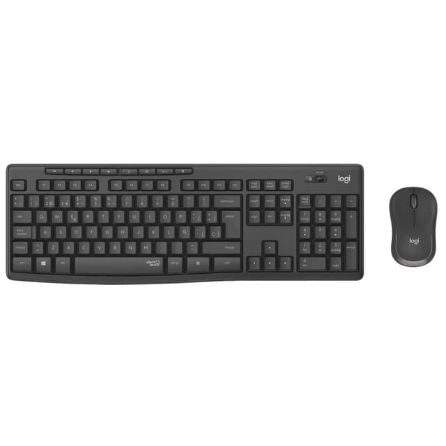 Imagen de Logitech MK295 Combo teclado y ratón inalámbricos Grafito 🖱️ en OfertitasTOP