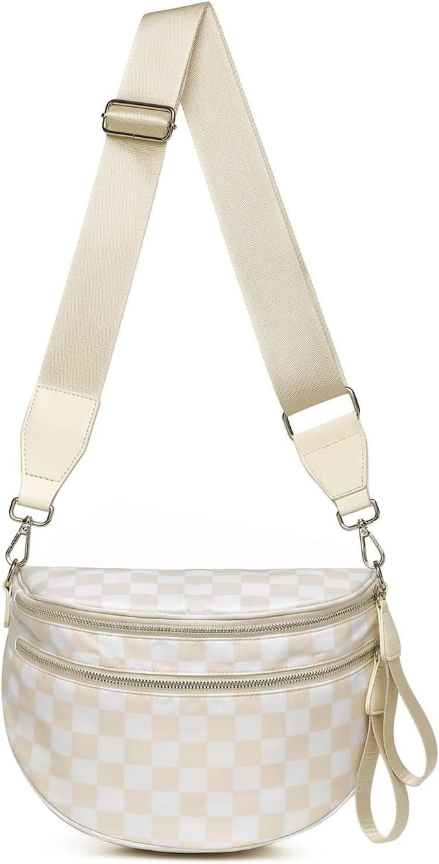 Thumbnail 2 de DIOMO Bum Bags Checkered RFID Crossbody Bag