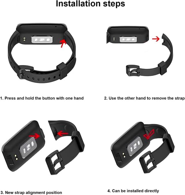 Detalle 1 de FYISWHO silicone strap for Smart Band 7 Pro