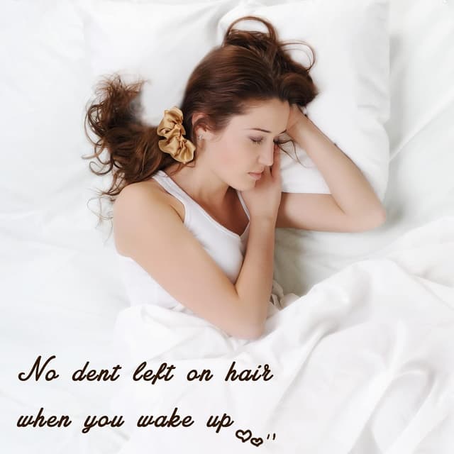 Detalle 2 de (6 Stück) Lolalet Seide-Scrunchies/Satin-Haargummis in 6 Farben – weich elastisch für Damen & Mädchen