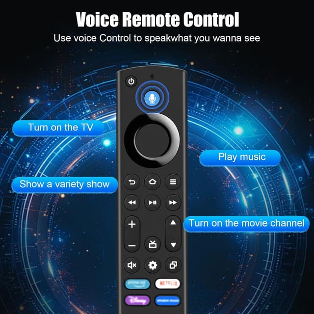 Detalle de Ersatz Sprachfernbedienung mit Bluetooth, 4 Tasten