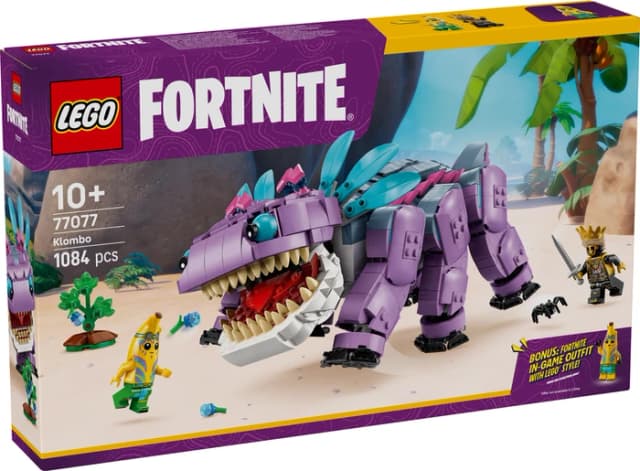 Detalle de LEGO Fortnite Klombo 77077 – bewegliches Klombo-Modell zum Insel-Spiel