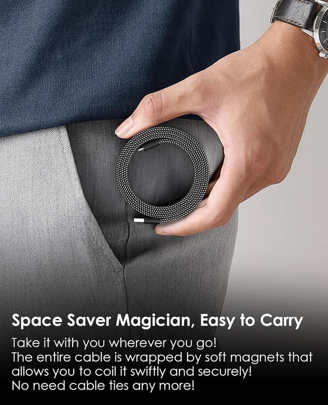 Thumbnail 3 de Magtame Cable USB A a C Magnético 1,5 m ⚡