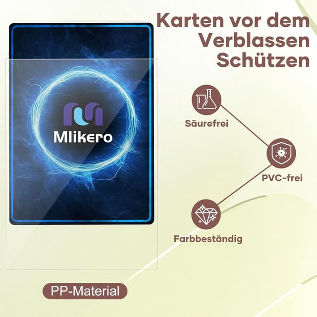 Thumbnail 4 de Mlikero Kartenhüllen 66 x 91 mm, 300er