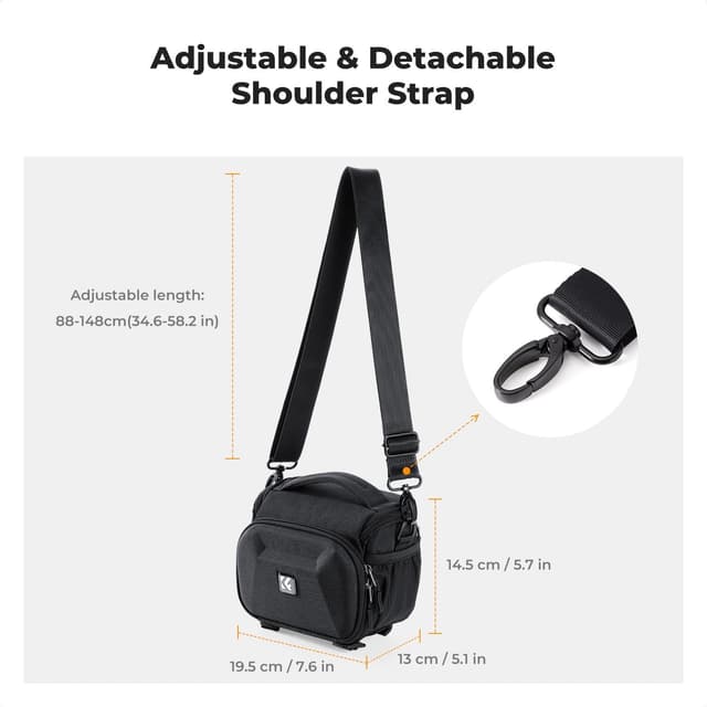 Thumbnail 5 de K&F CONCEPT Sac pour Appareil Photo 24x15x18 cm