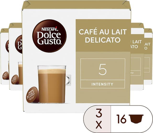 Thumbnail 4 de NESCAFÉ Dolce Gusto Café con Leche Delicato ☕ 48 cápsulas (3x16)