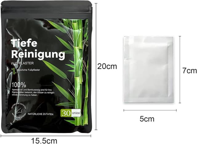 Detalle 2 de Fußkleber 40 Stück für Tiefenreinigung