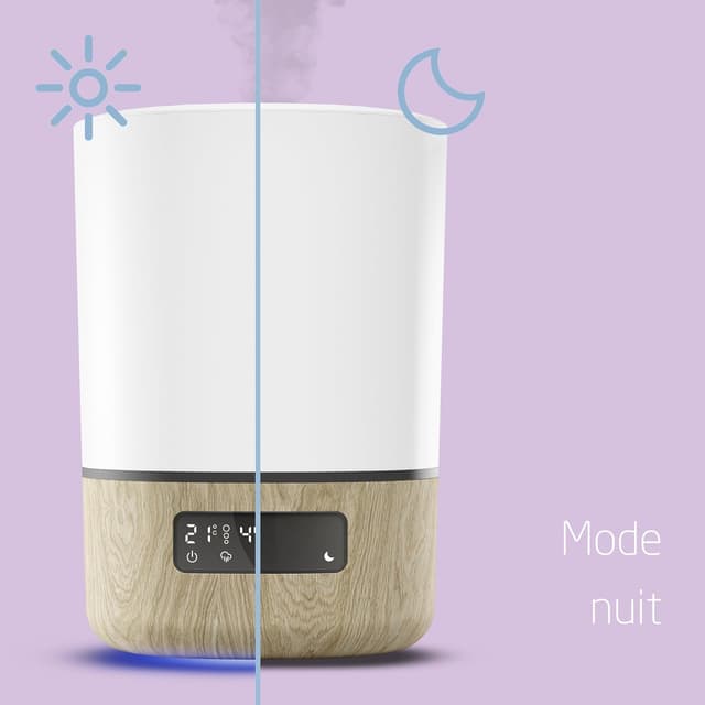 Detalle 2 de Maxi-Cosi Breathe de — humidificateur intelligent pour chambre de bébé avec brume et diffusion d’huiles essentielles